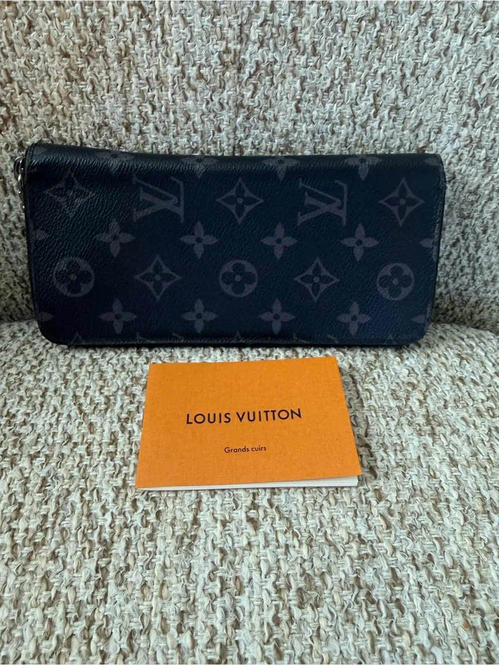 Louis Vuitton Monogram Eclipse Zippy Wallet Vertical
